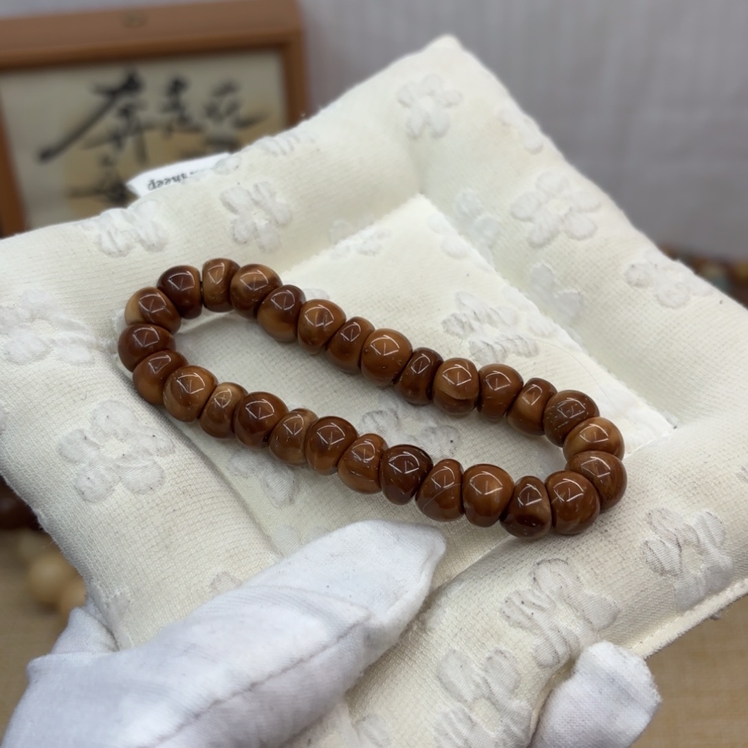 菩提根/象牙果吊坠10小瑕疵库克蒜瓣肠095