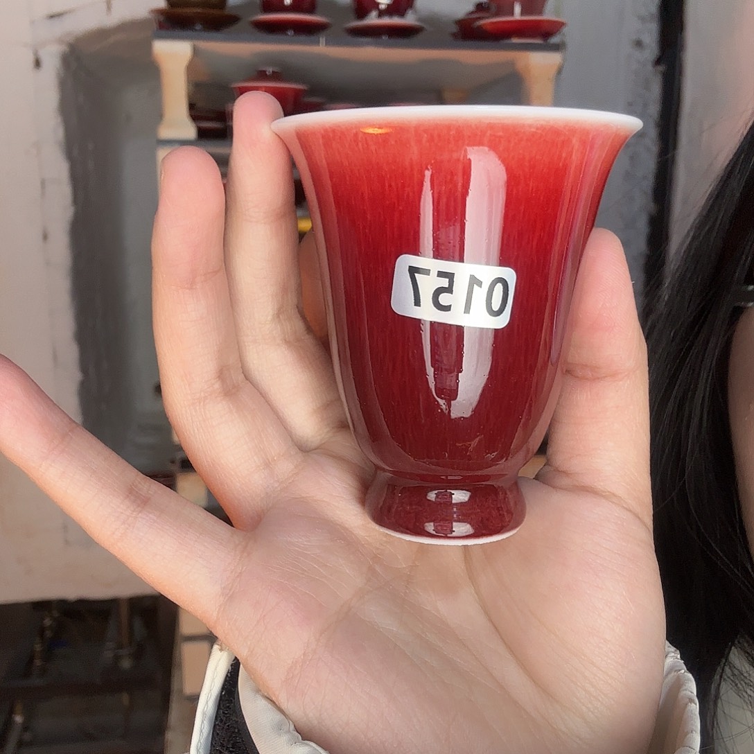 瓷片景德镇郎红陶瓷