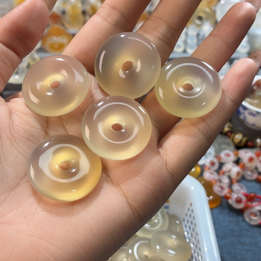 酡***颜玛瑙/玉髓未镶嵌吊坠(不含链)