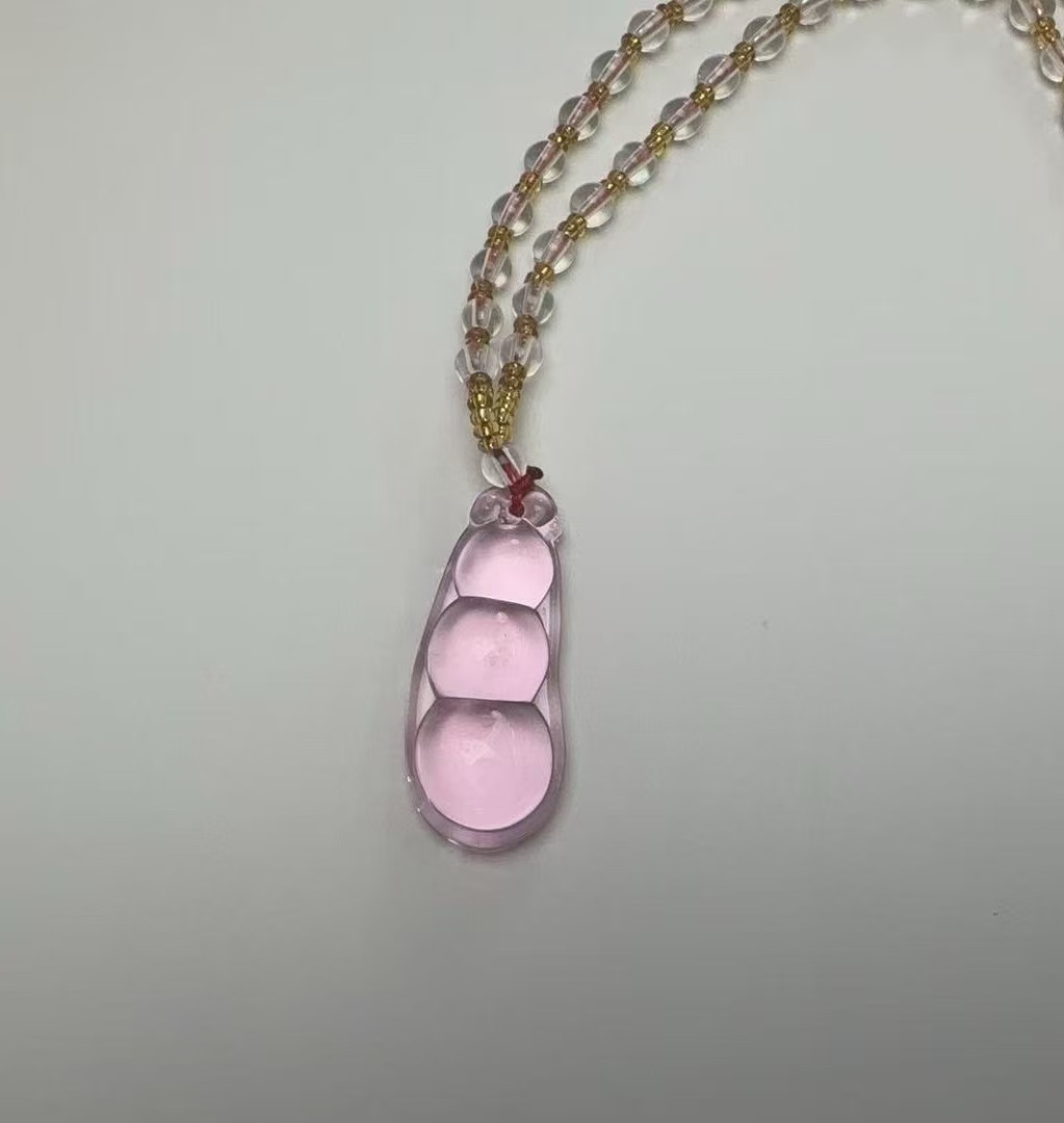 【静雯珠宝】FL022 轻奢福豆吊坠  多样性发其一