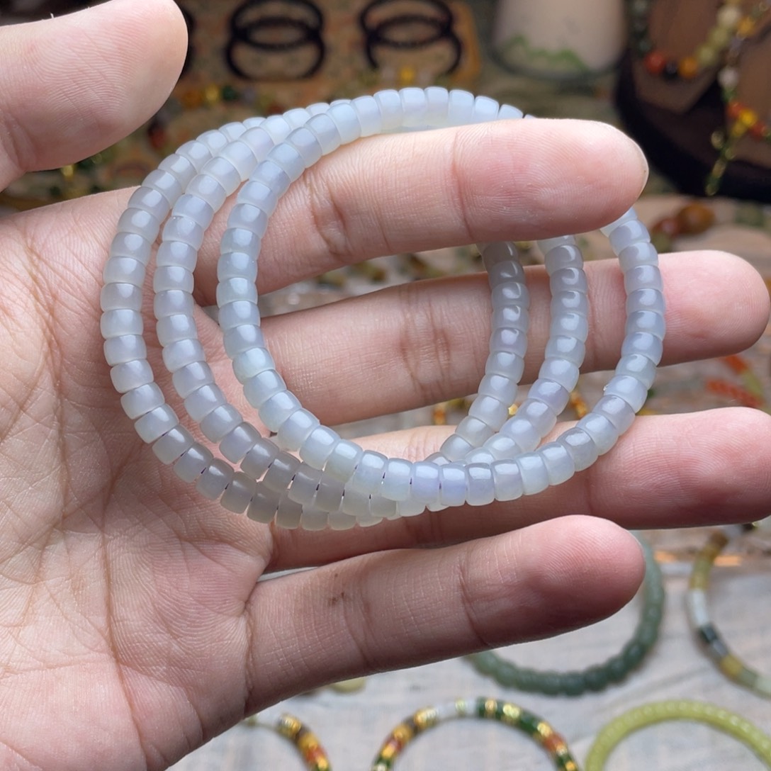 和田玉未镶嵌手链