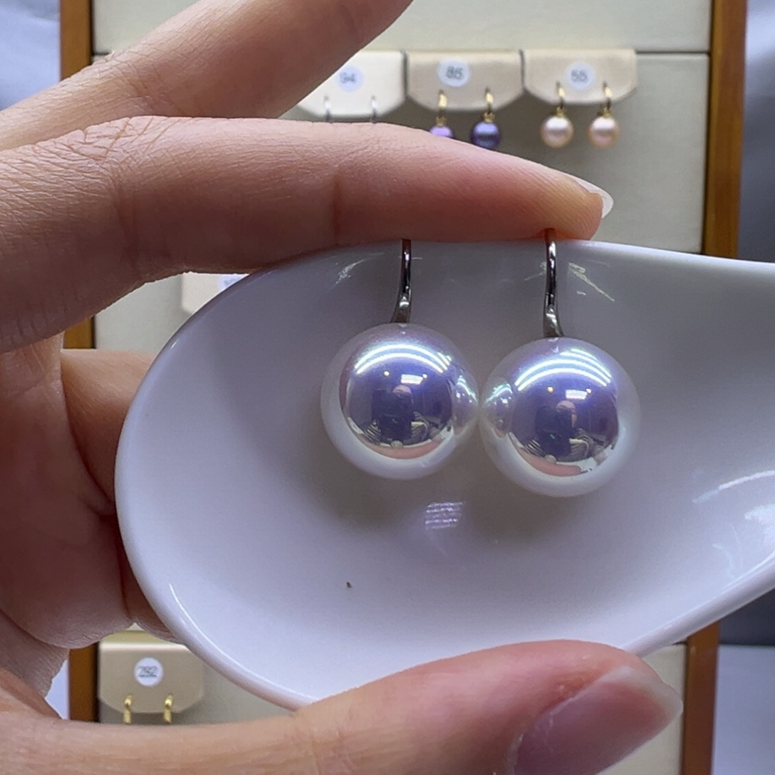 淡水珍珠耳饰未镶嵌