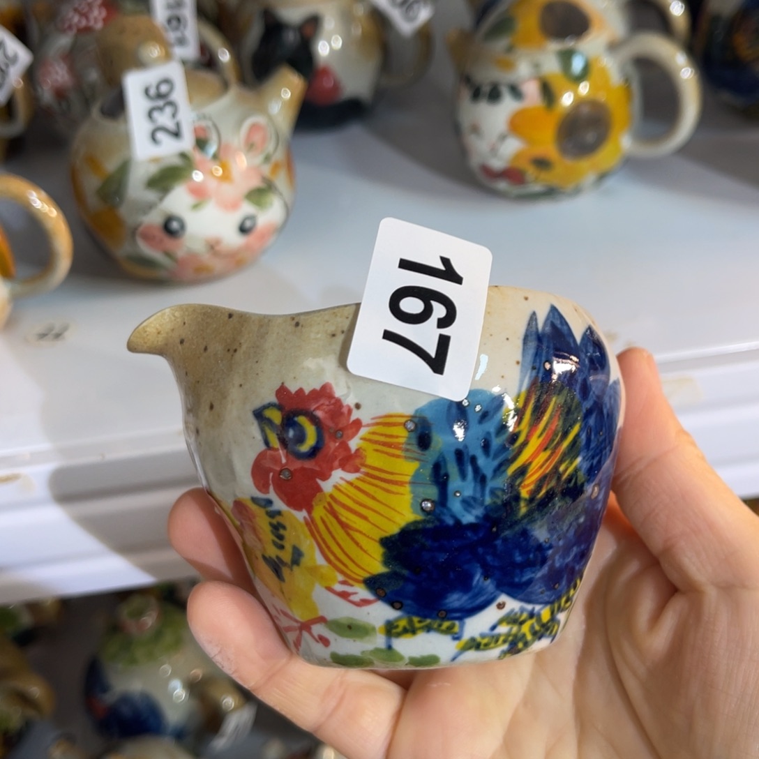 杯素浅陶瓷手工手绘