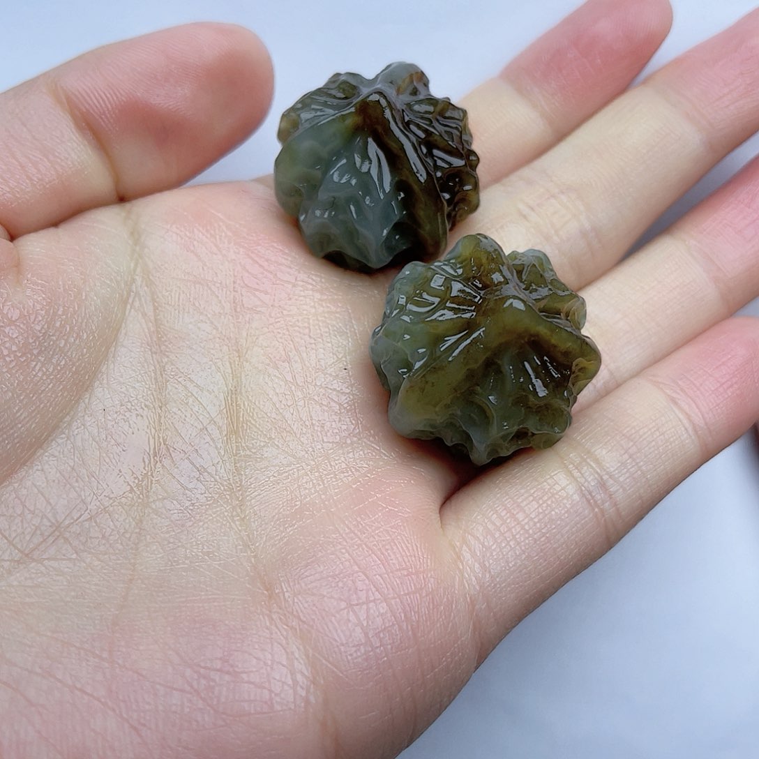 和田玉手把。k k未镶嵌