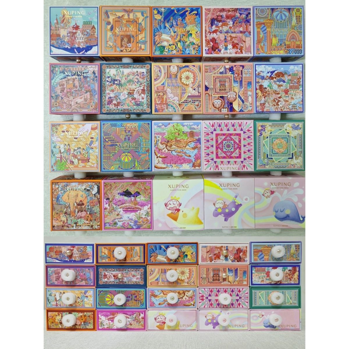 首饰盒/箱 【随机】高颜值珍珠磁吸抽拉礼盒