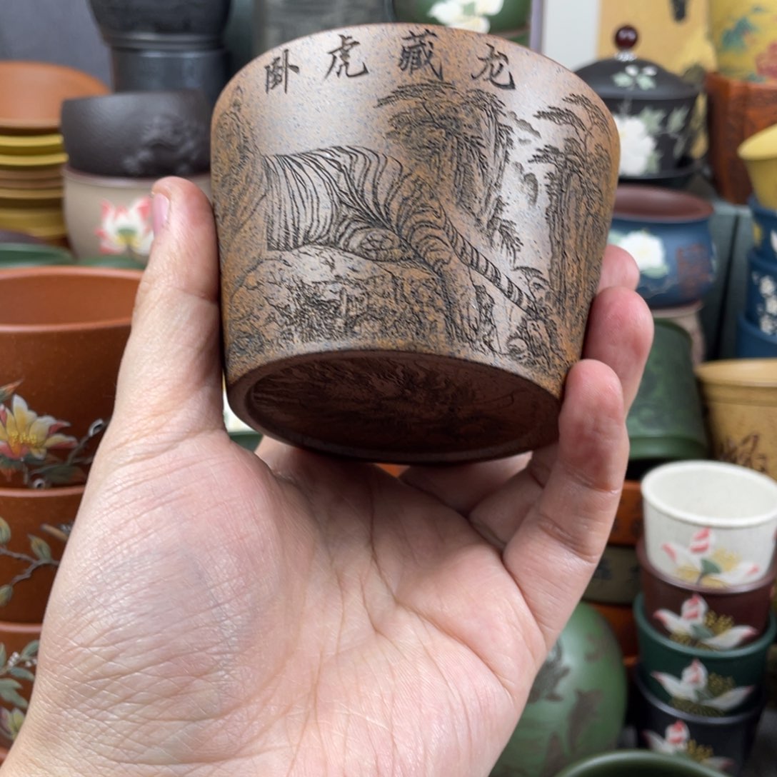 紫砂茶杯紫砂茶杯