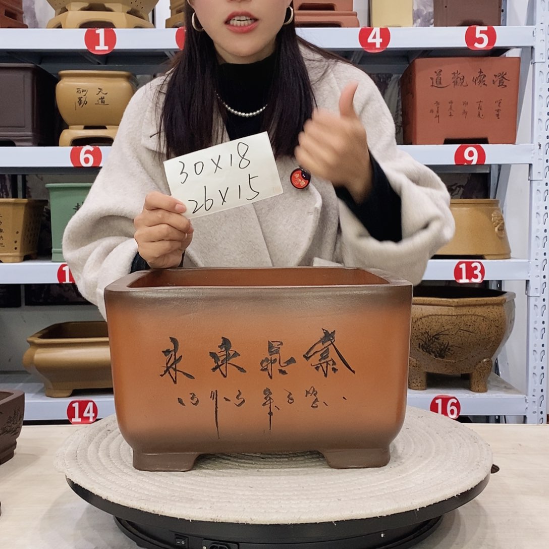 紫砂花盆紫砂花盆