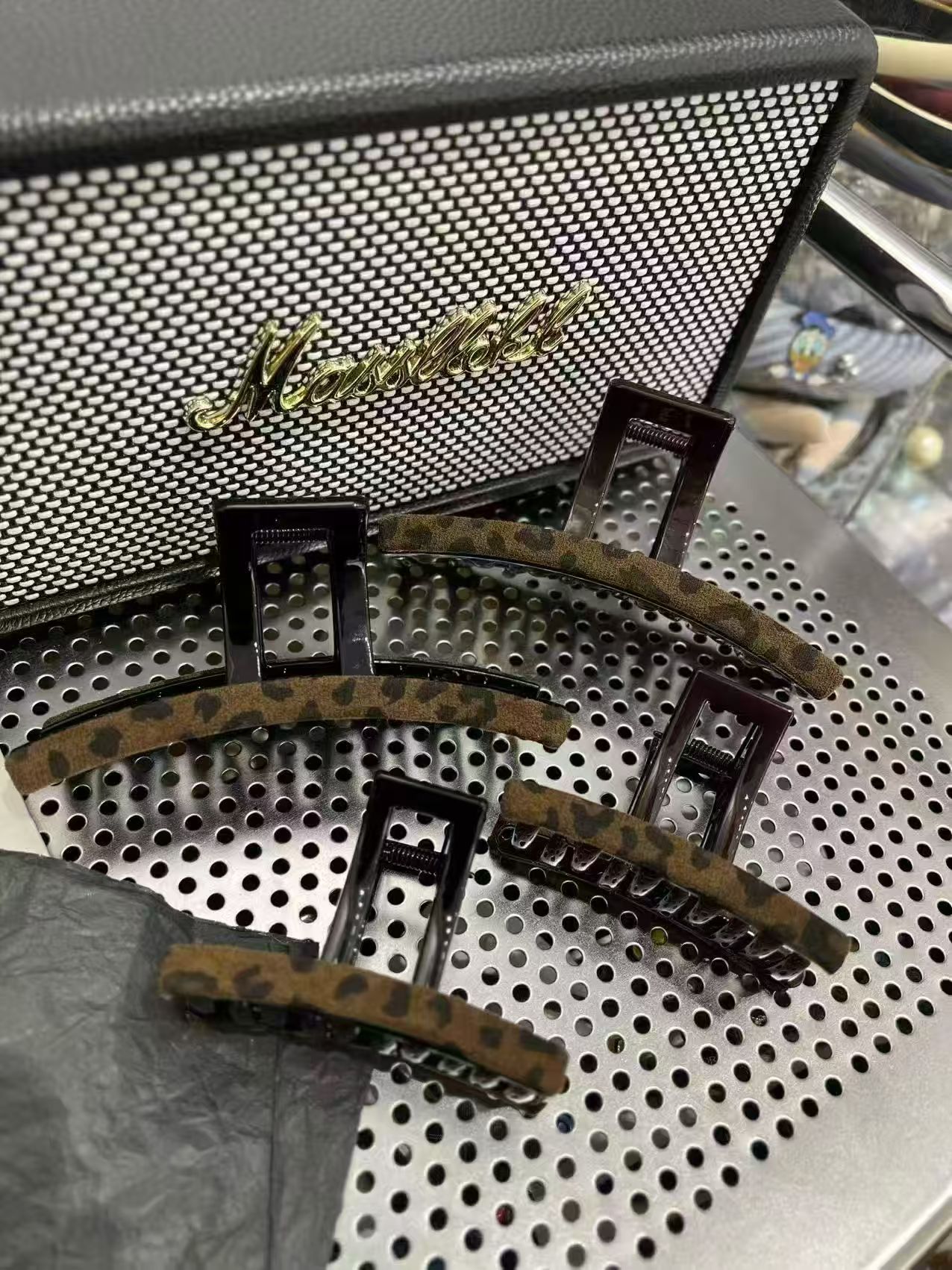 千金风简约风卡通风边夹女发夹抓夹发饰轻奢一字夹复古发卡