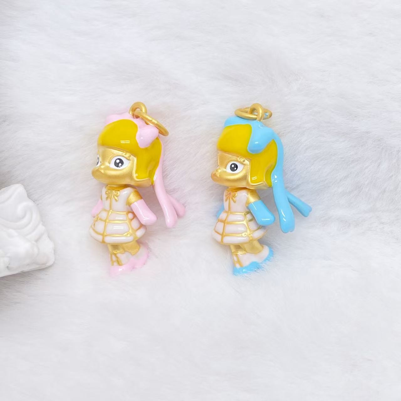 鑫晨珠宝 足金999精品工艺十五周年茉莉吊坠