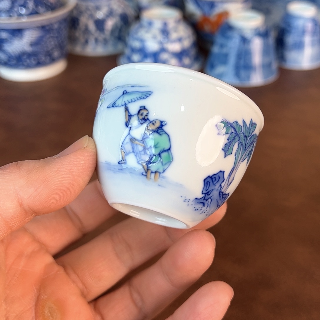 杯景德镇全手工手绘陶瓷