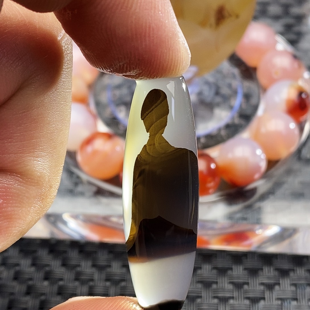 玛瑙/玉髓未镶嵌吊坠(不含链)1012