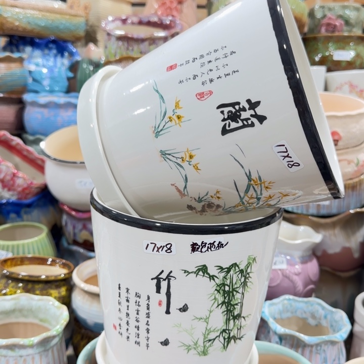 凑9块包邮，有孔，花盆