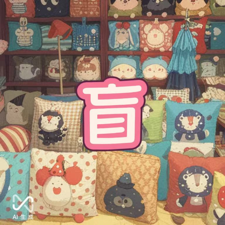 A【盲A袋抱枕被】多功能二合一折叠车载抱枕被