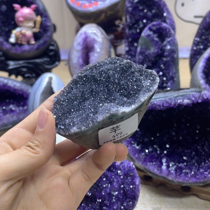 未镶嵌珠宝半成品紫晶