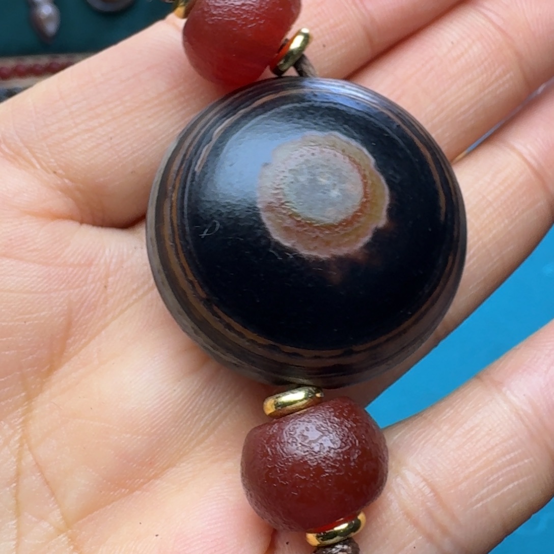 玛瑙/玉髓未镶嵌项链