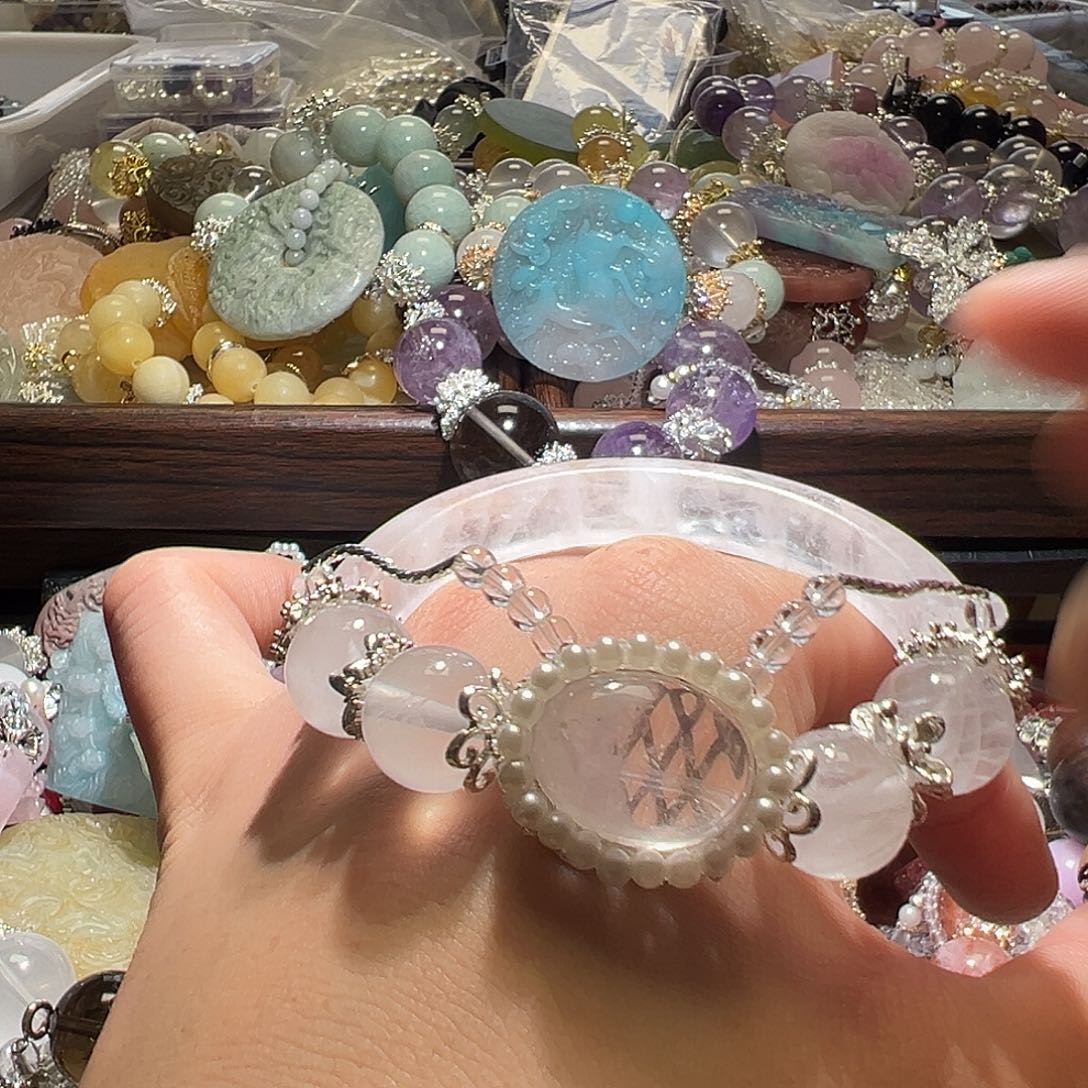 水晶手链未镶嵌水晶手链