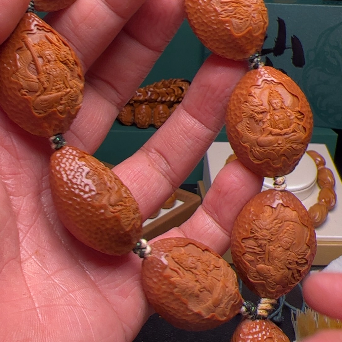 嘎***喇手串/手链橄榄核橄榄核