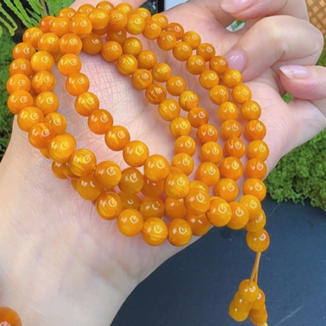 九华山发货天然木0.6108男女木串文玩手串