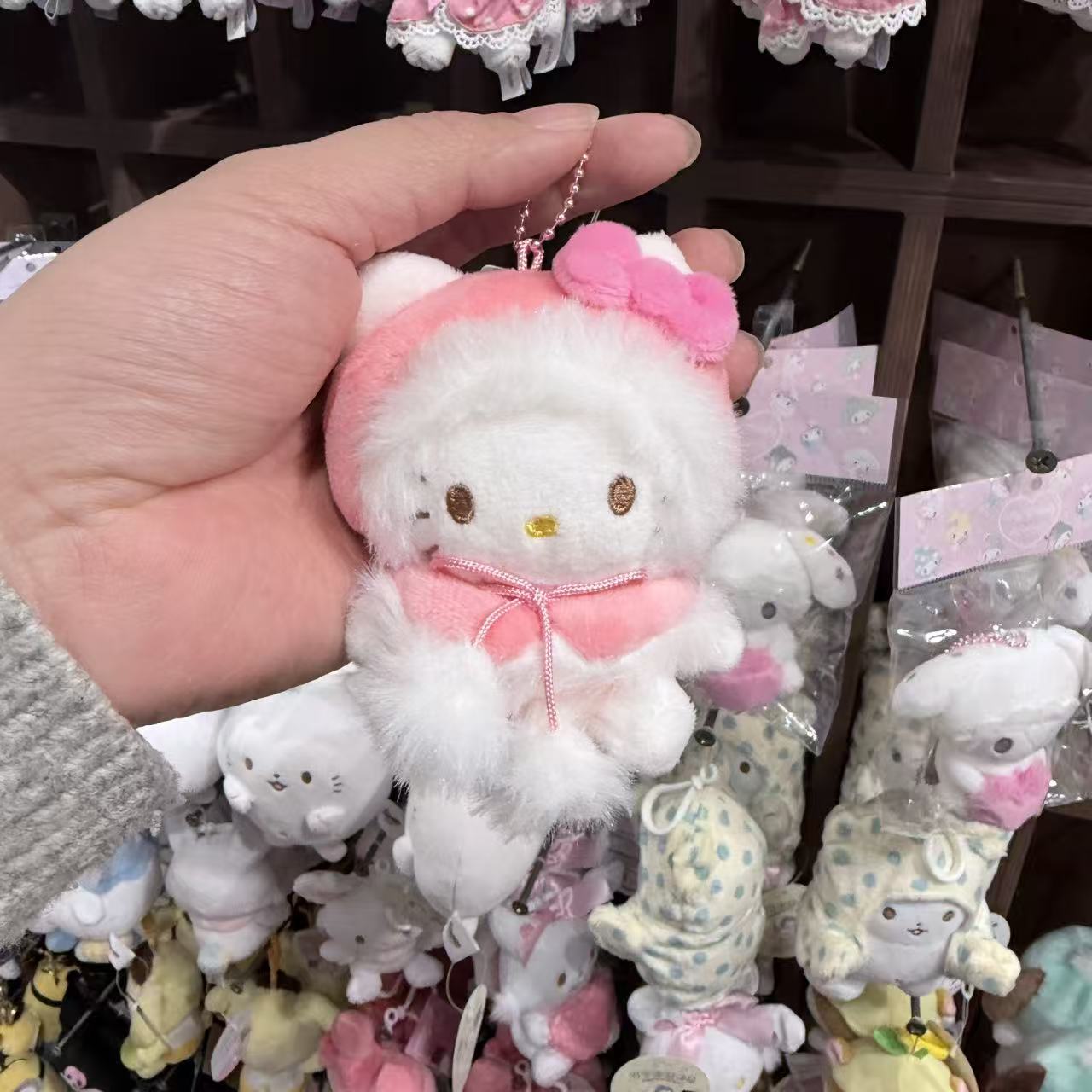 欣欣在韩国/新款爆款鞠婧祎鸭嘴夹凯蒂猫蝴蝶结小鞠发夹HH105