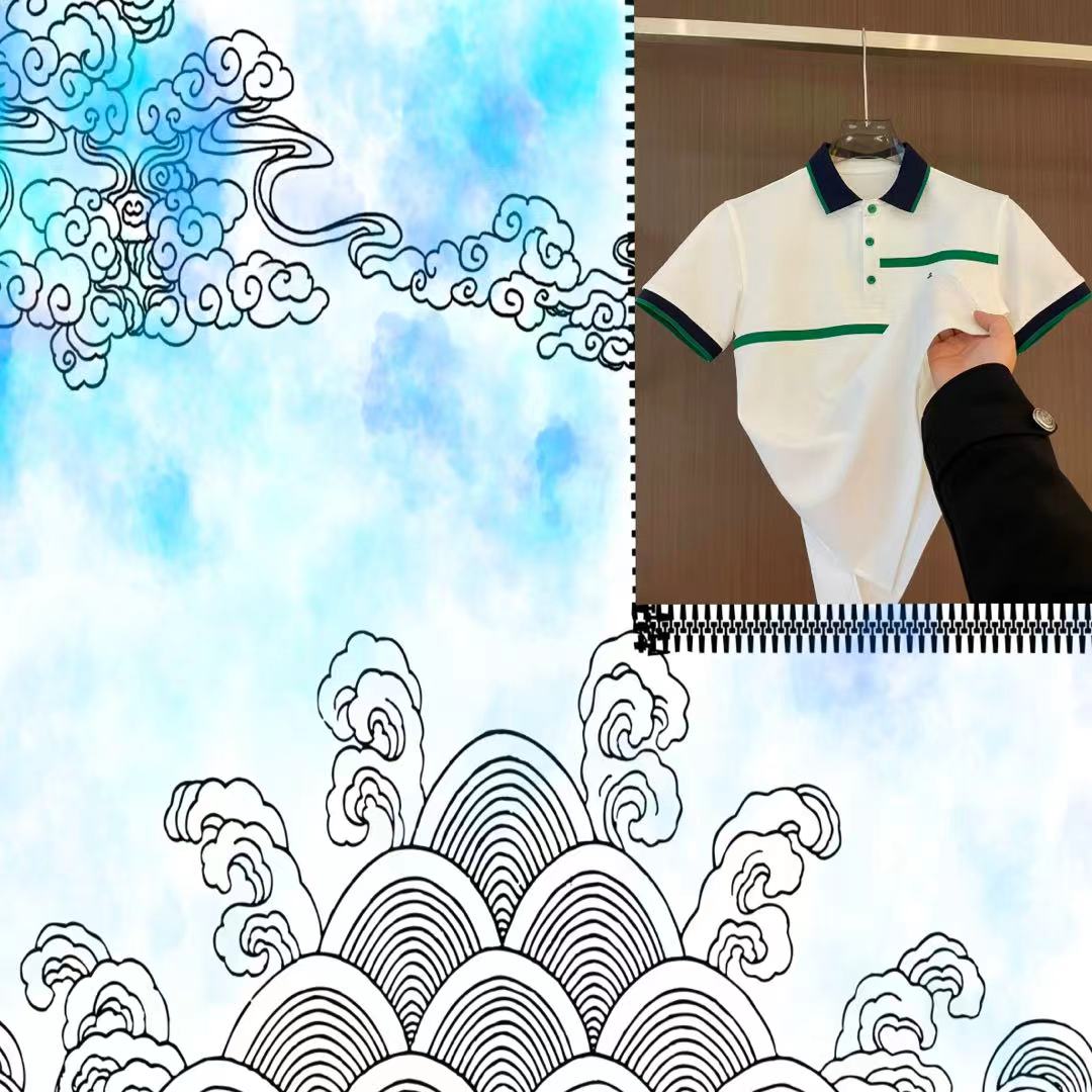 T2-XF-522款时尚百搭短袖POLO衫7.20