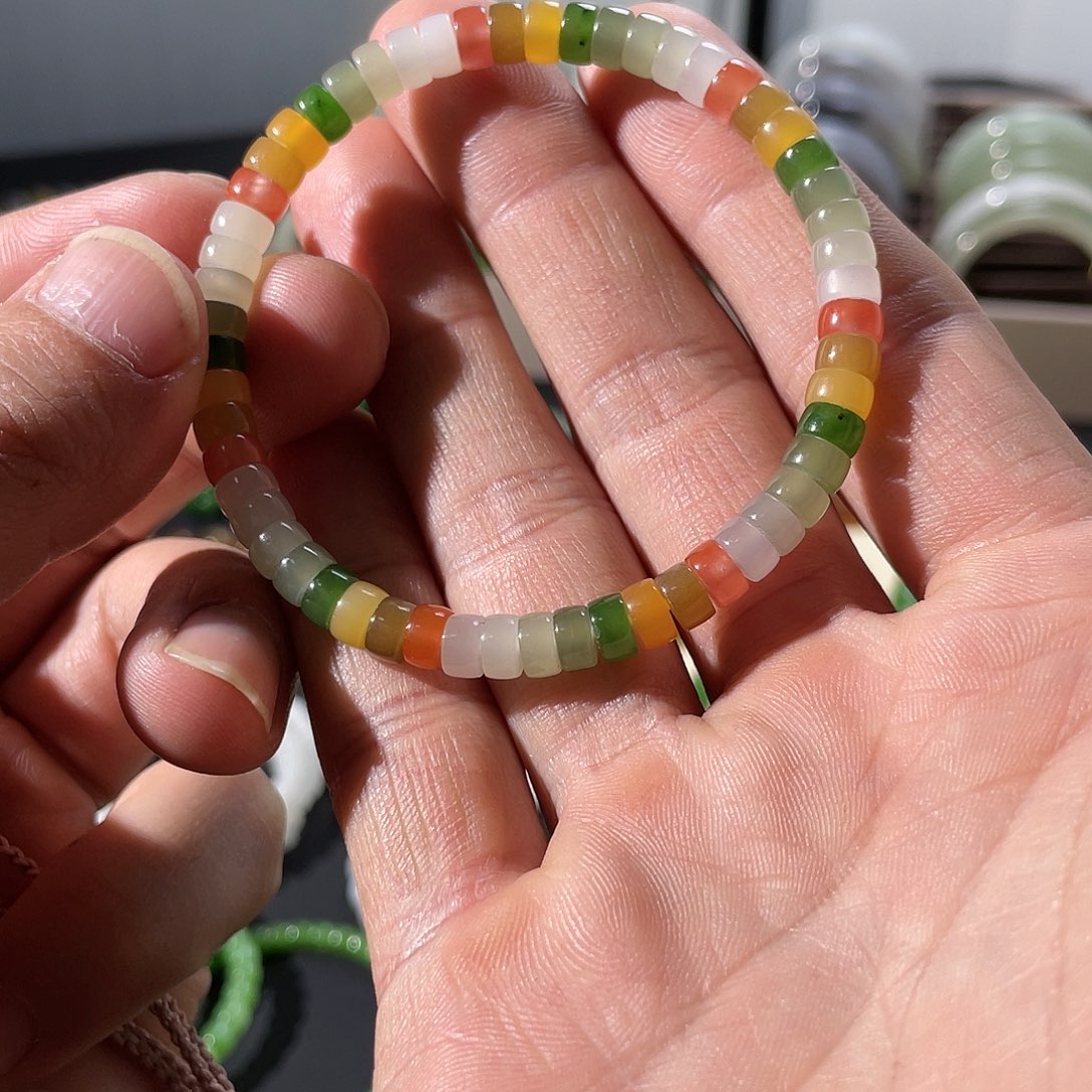 和田玉手链未镶嵌