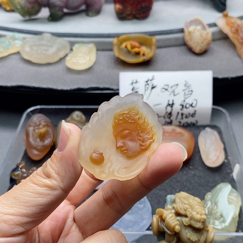 【闪购商品】未镶嵌吊坠定制玛瑙