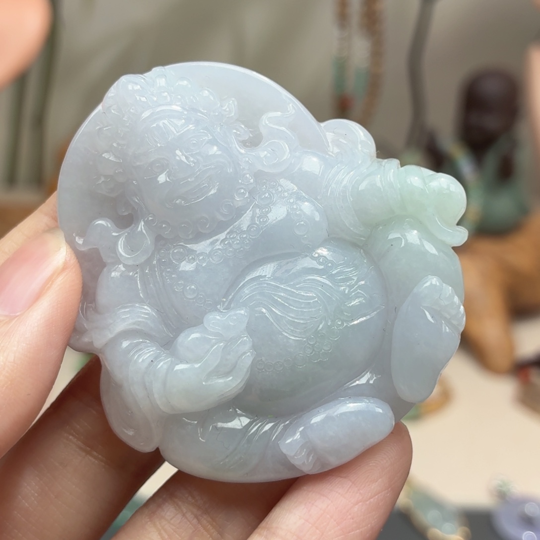 翡翠未镶嵌颈饰吊坠