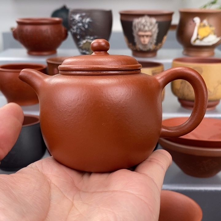 紫砂茶杯诗**耳宜兴紫砂主人杯