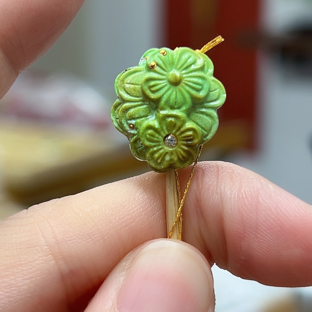 绿松石珠宝奇石未镶嵌