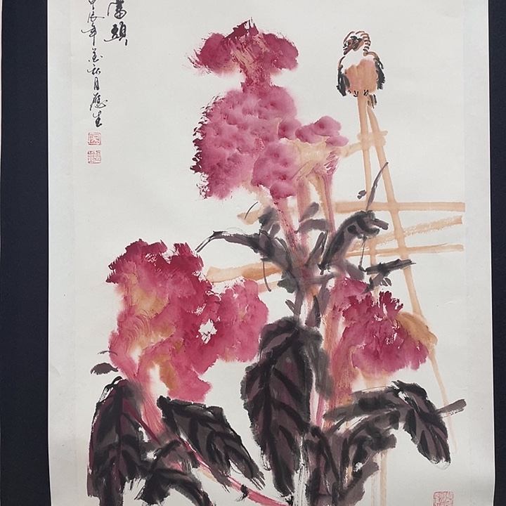 国画老师手绘作品