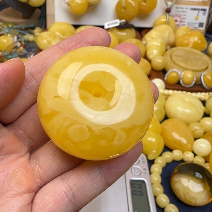 蜜蜡未镶嵌颈饰天然蜜蜡