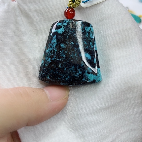 绿松石珠宝奇石未镶嵌彭*