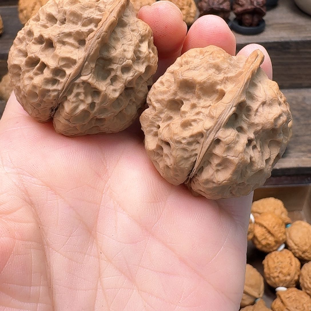 文玩核桃吊坠13修罗古蟾38尺寸已修尖