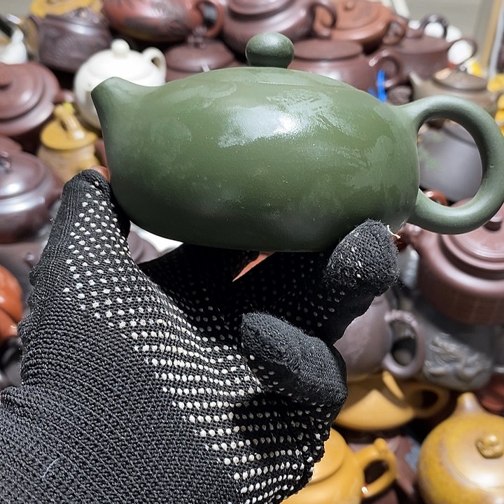 紫砂茶壶微瑕微笑