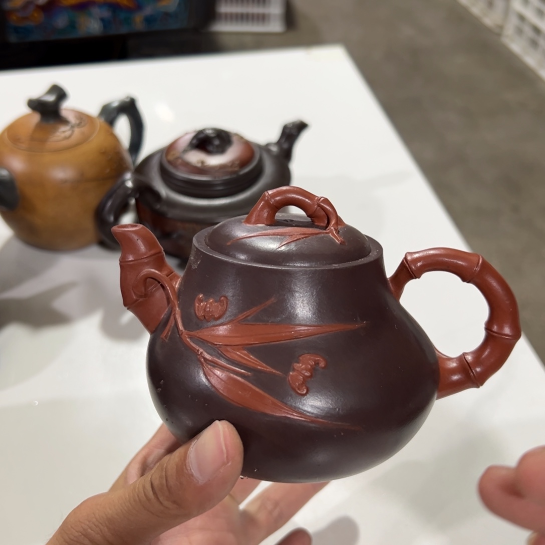 老厂紫砂壶一件！