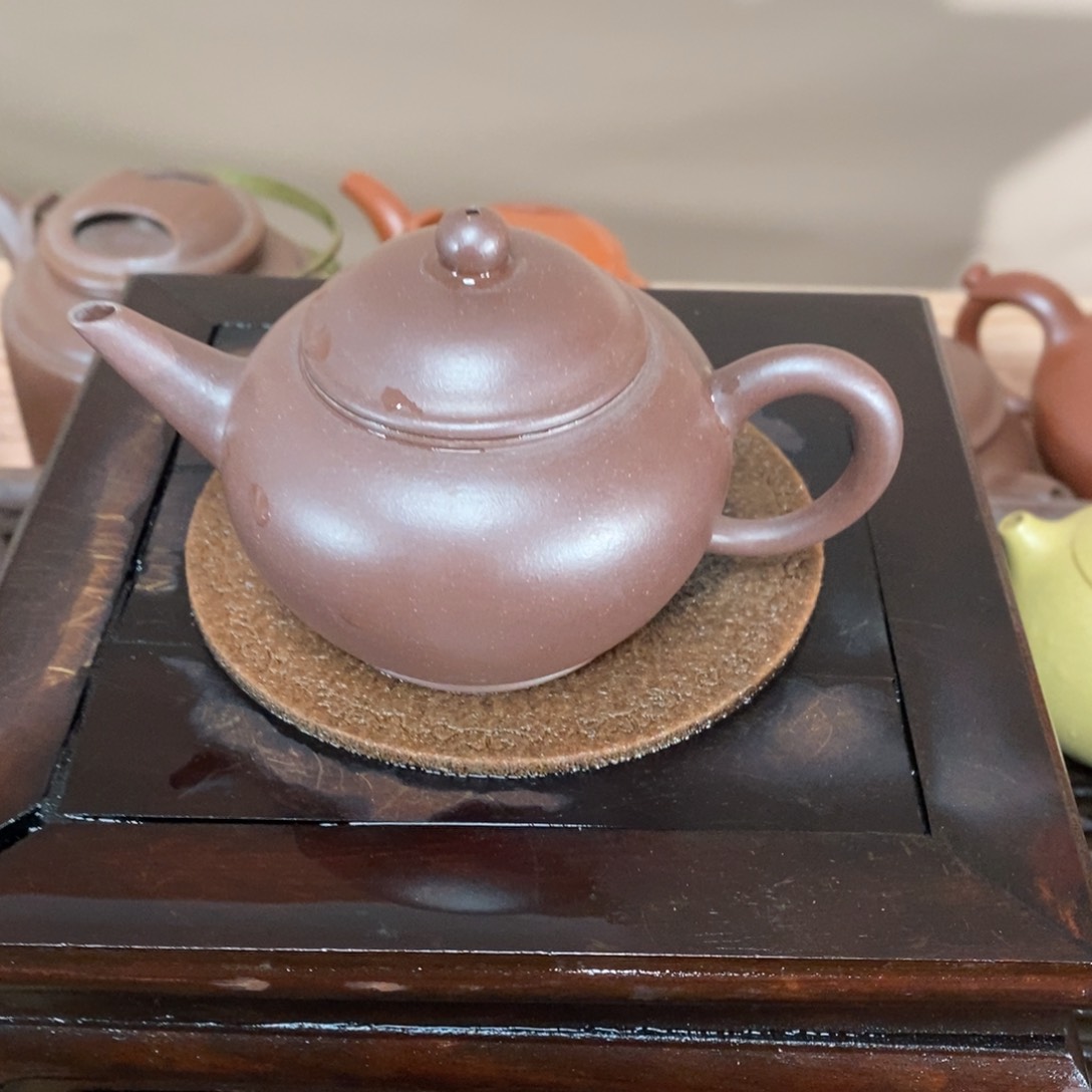 紫砂茶壶高端120cc紫泥水平