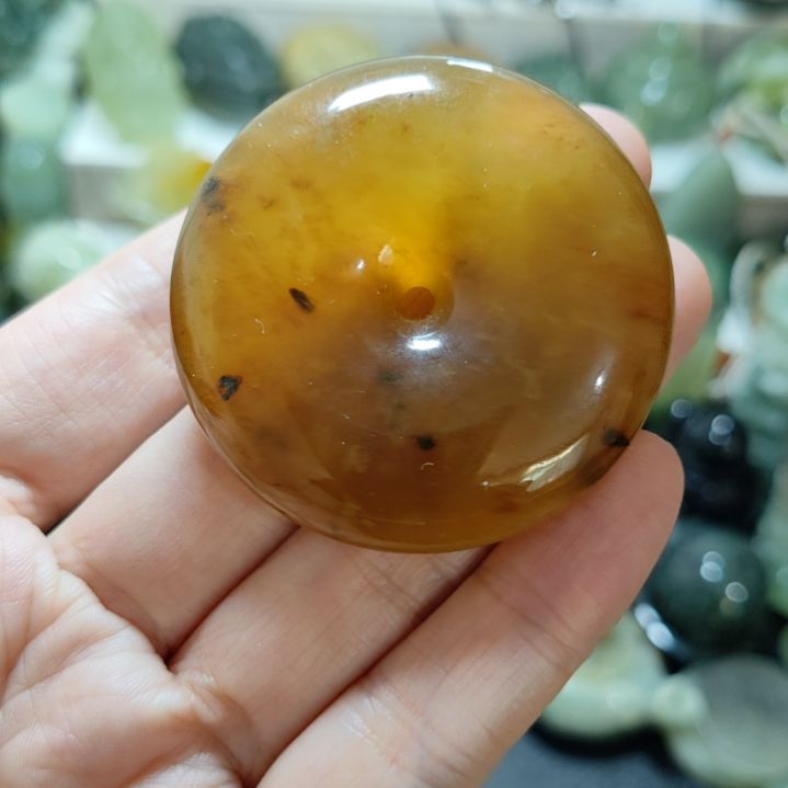 岫玉平安扣未镶嵌