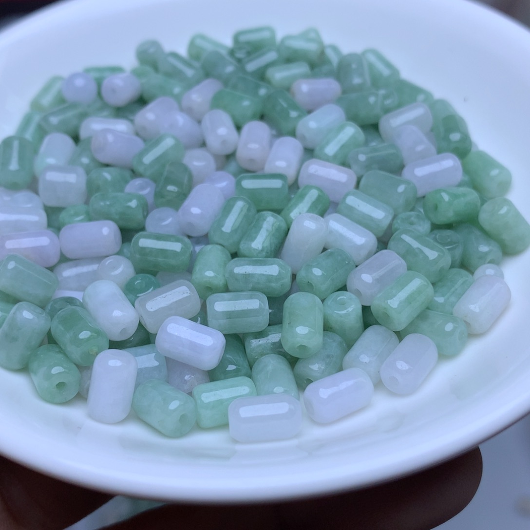 【闪购商品】未镶嵌手链翡翠卡4.8乘7.2冰绿白冬瓜50个