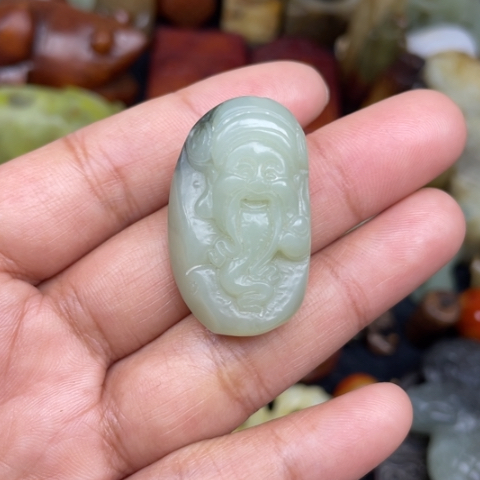 和田玉未镶嵌颈饰43