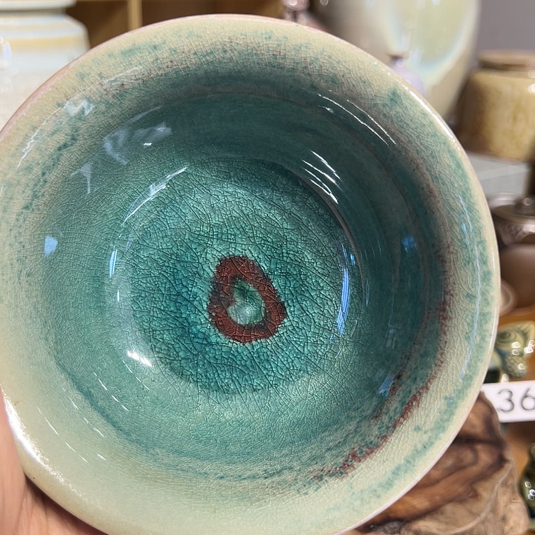 ～***华心陶艺华宁陶茶碗