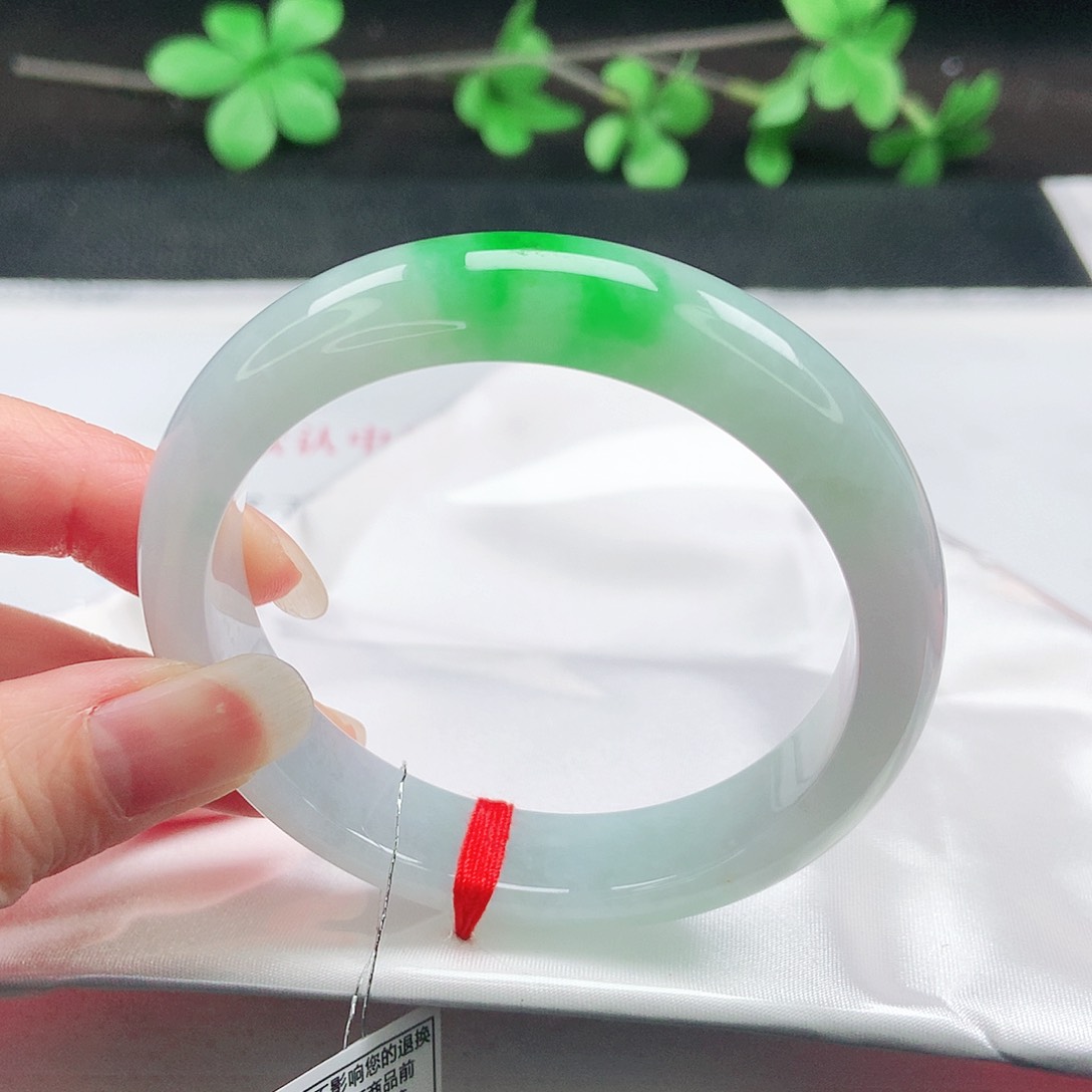 未镶嵌手镯翡翠57圈