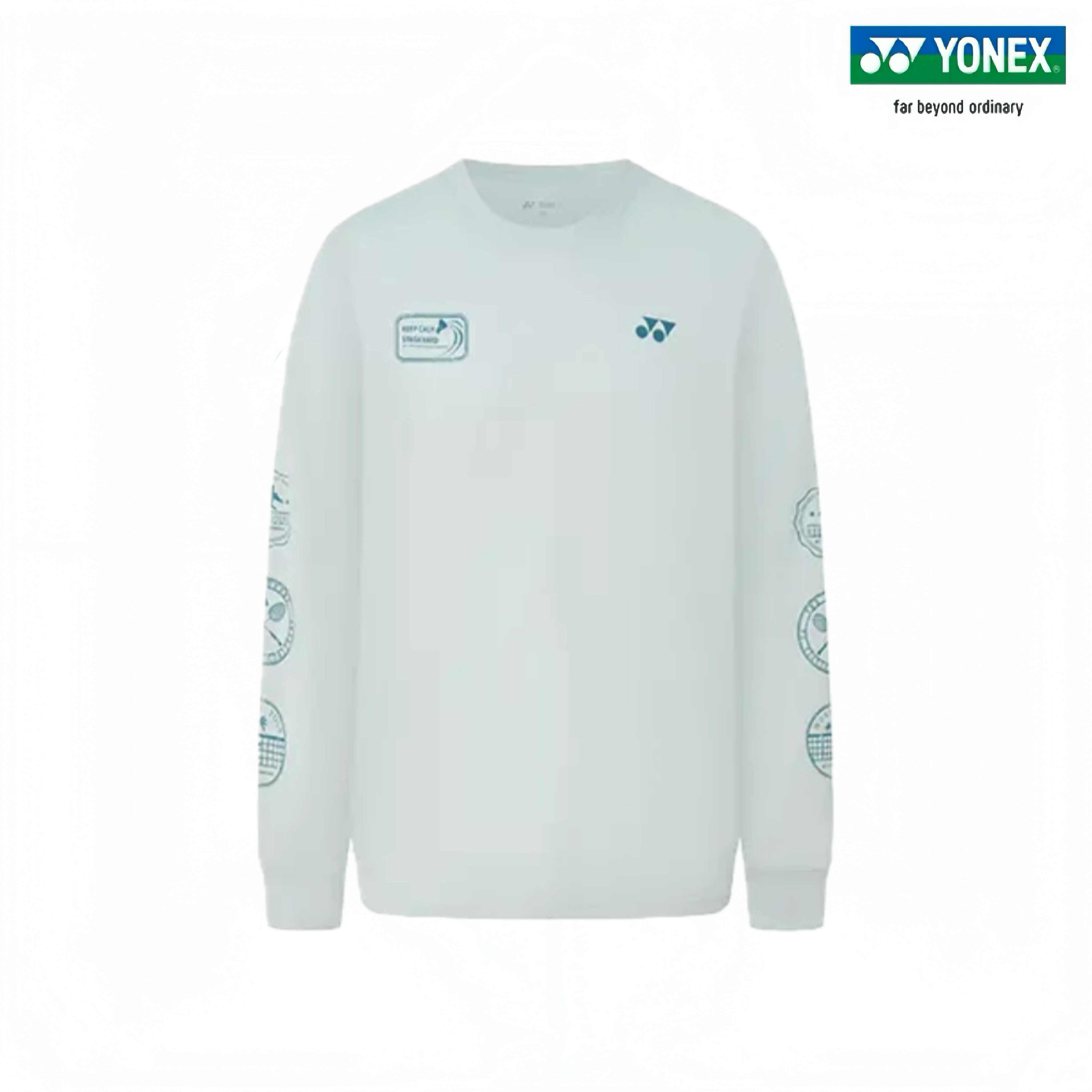 YONEX/尤尼克斯115195羽毛球服长袖运动上衣速干透气训练服男女款