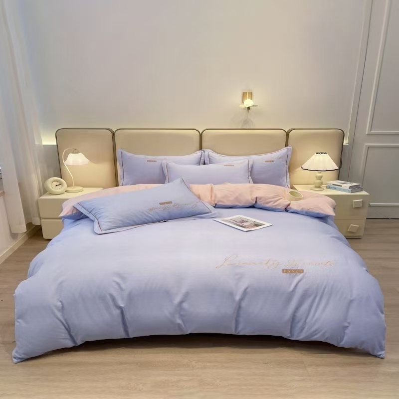 【工厂直清】简约纯色床品  六件套 加厚