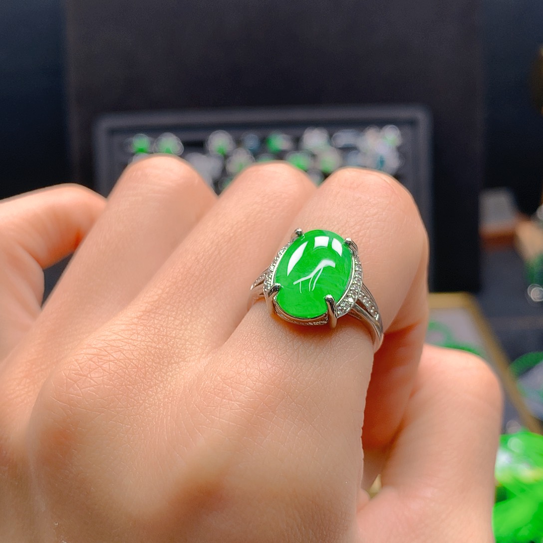 未镶嵌戒指翡翠天然翡翠