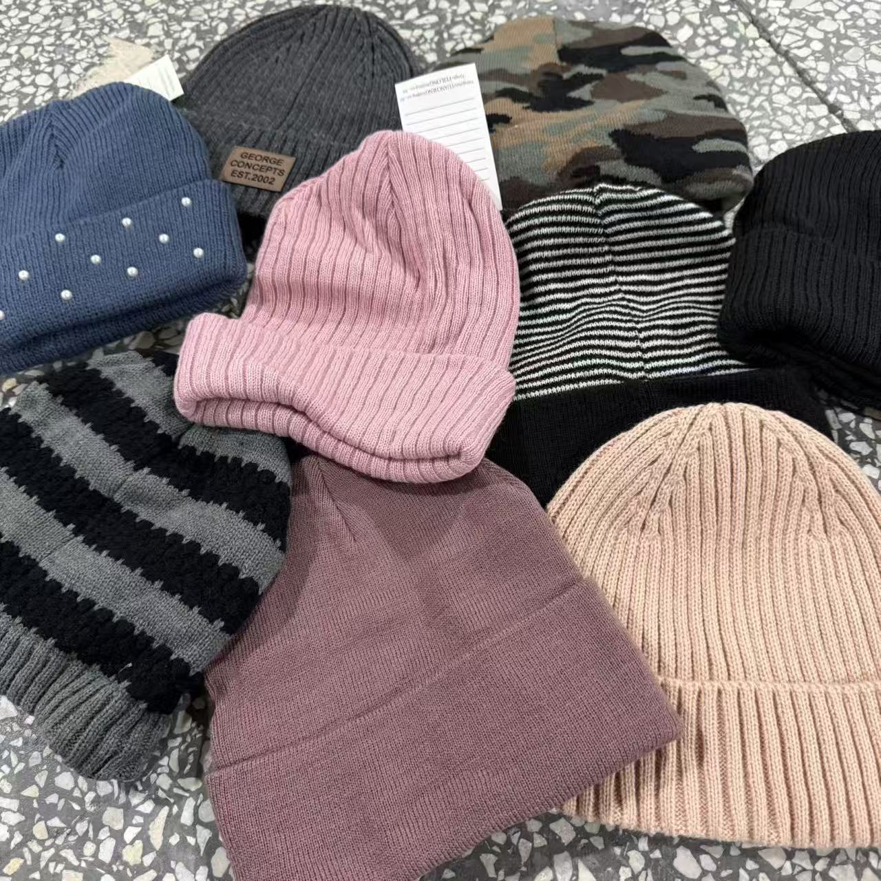 多色多款  针织帽  发5个  