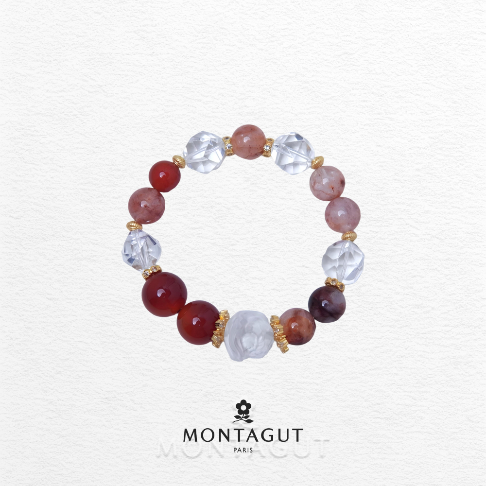 铜合金仿水晶手链 法国梦特娇轻奢系列麒麟神兽手链【3168】JJ