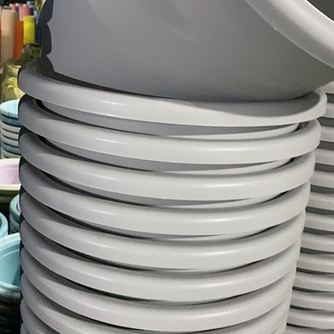 树脂四季8号微瑕灰白无托5个