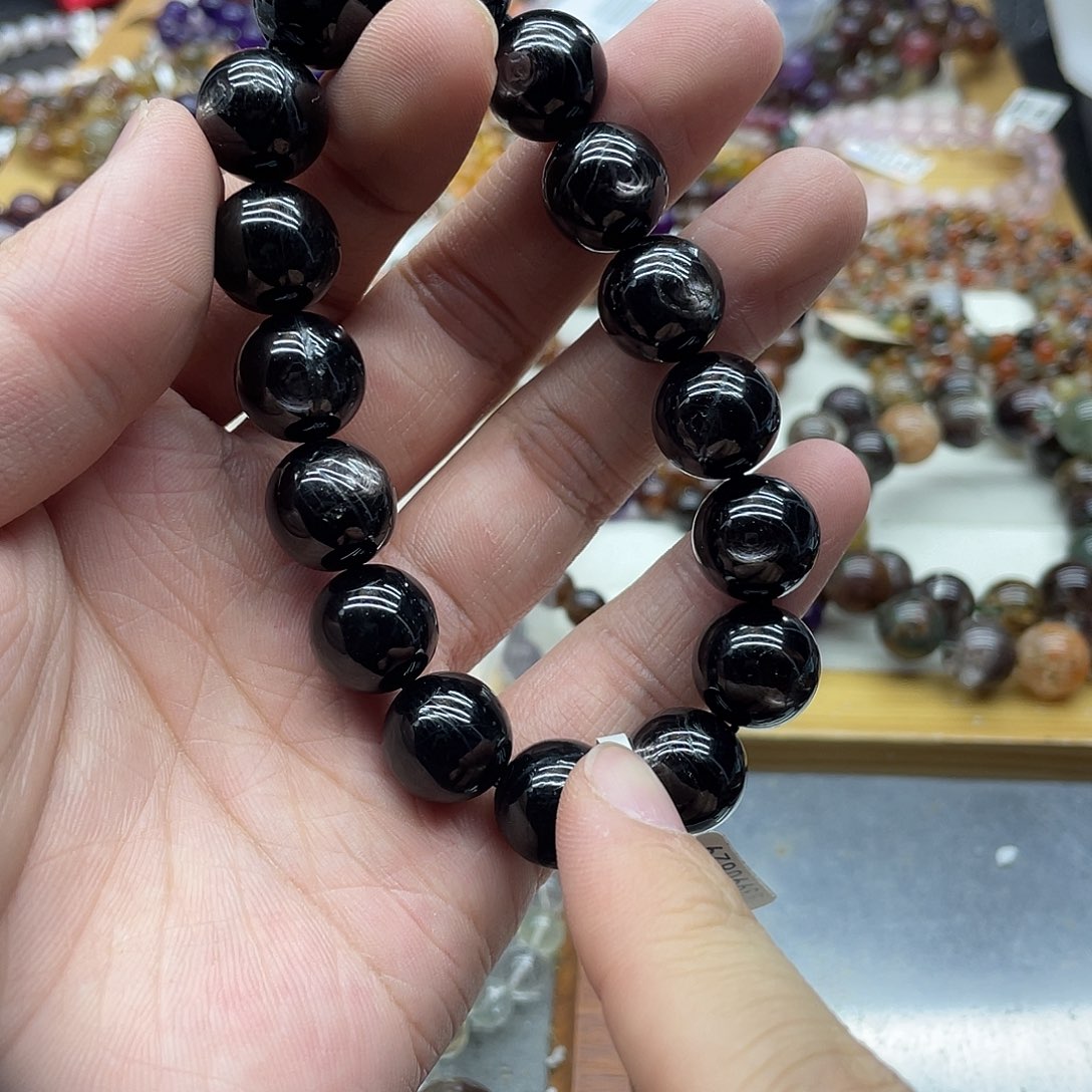 未镶嵌辉石手链天然