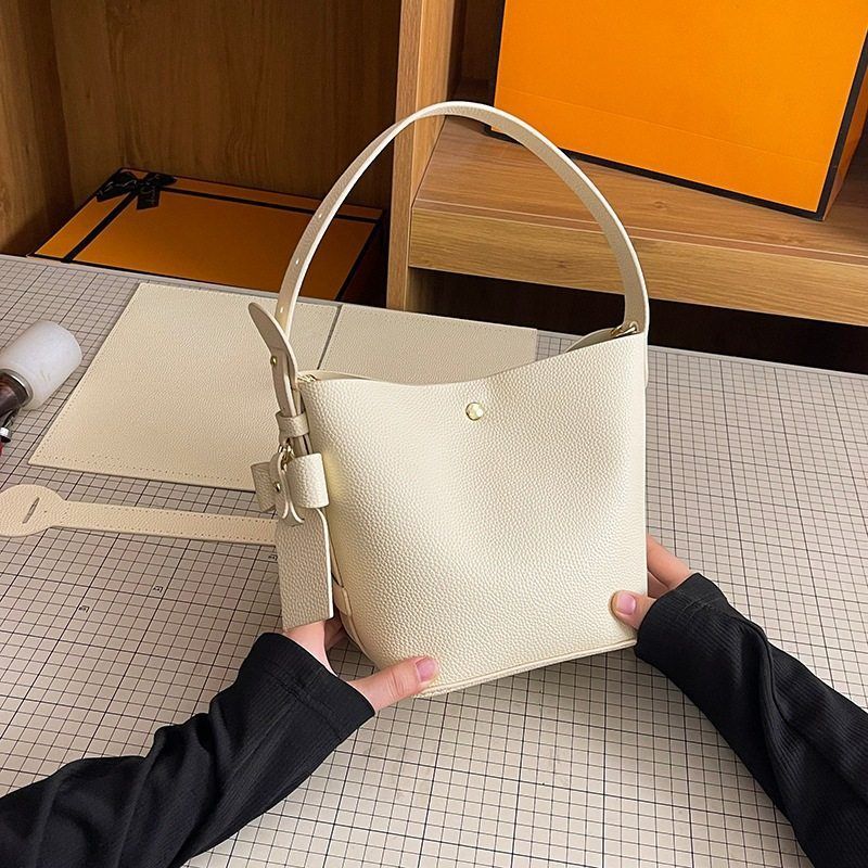 水桶包diy手工编织包包自制材料包手缝单肩包亲手做小众通勤百搭