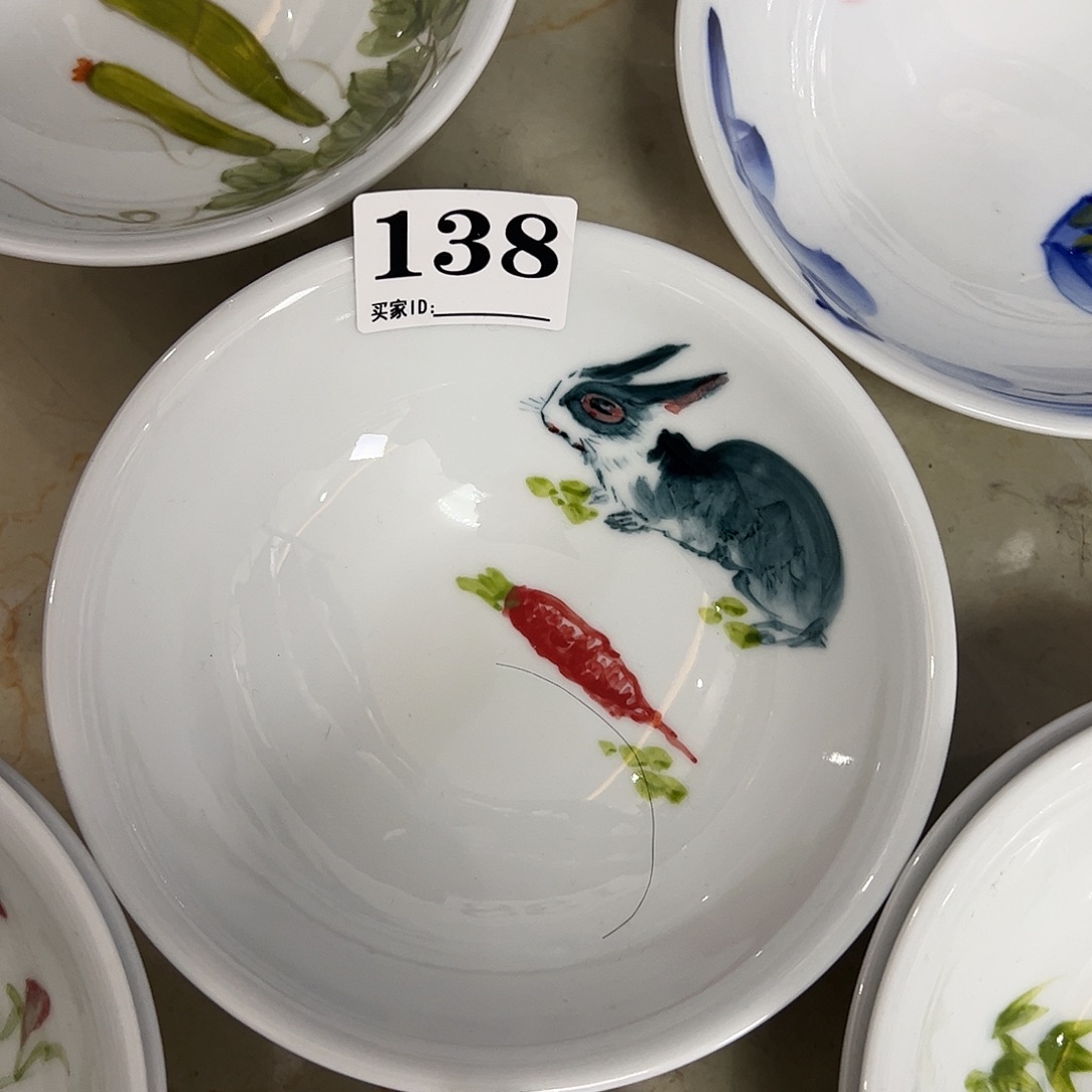 瓷片景德镇陶瓷手工手绘制作